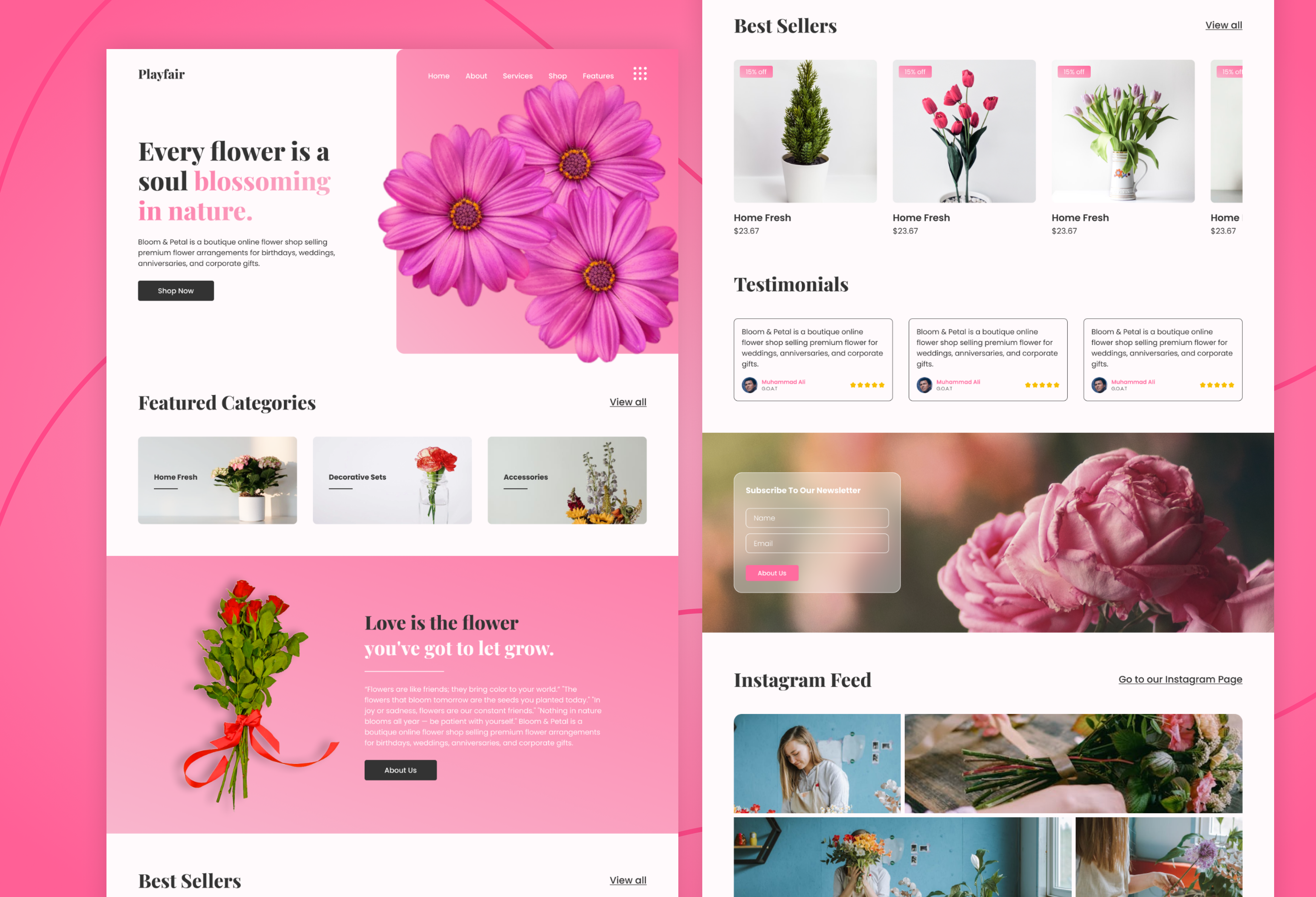 Flower Shop Design
